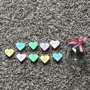 Rae Dunn valentine’s decor